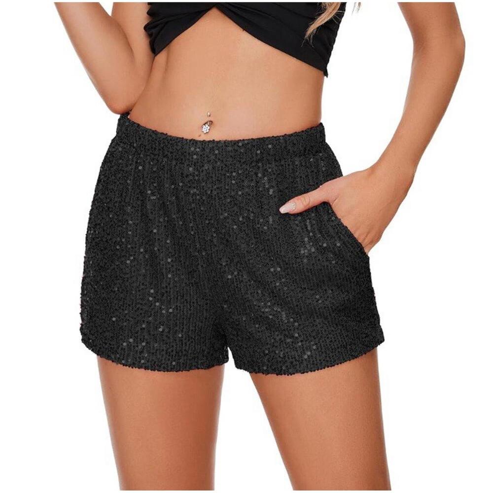 Ladies Size Small Dex Shimmering Shorts New
